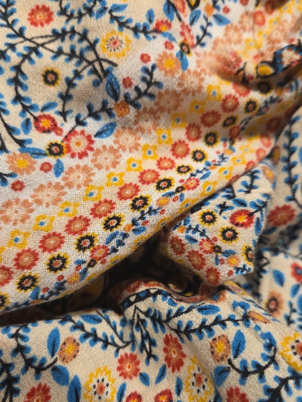 BCBGeneration Palazzo Festival Pants Allover Patrern Boho Small - Picture 2 of 5